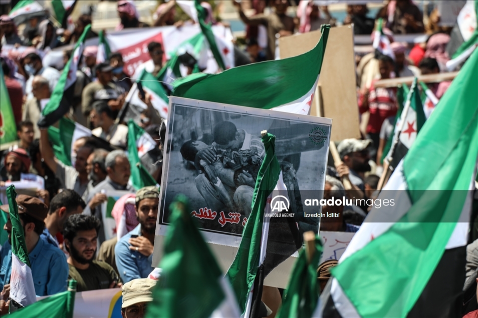 مظاهرات في سوريا رفضا لـ"مسرحية" النظام الانتخابية