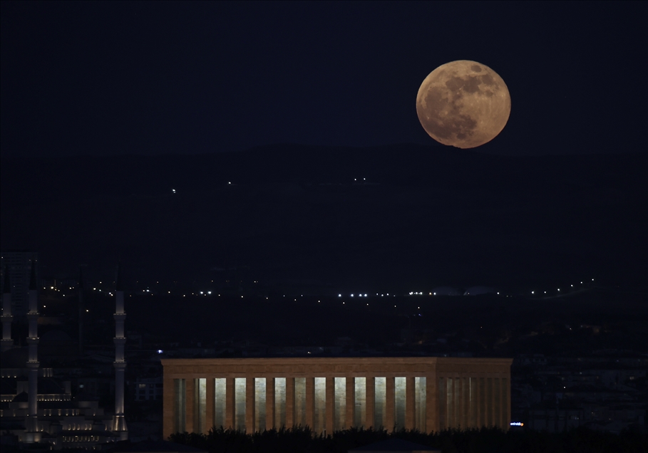 Ankara'da "Süper Ay"