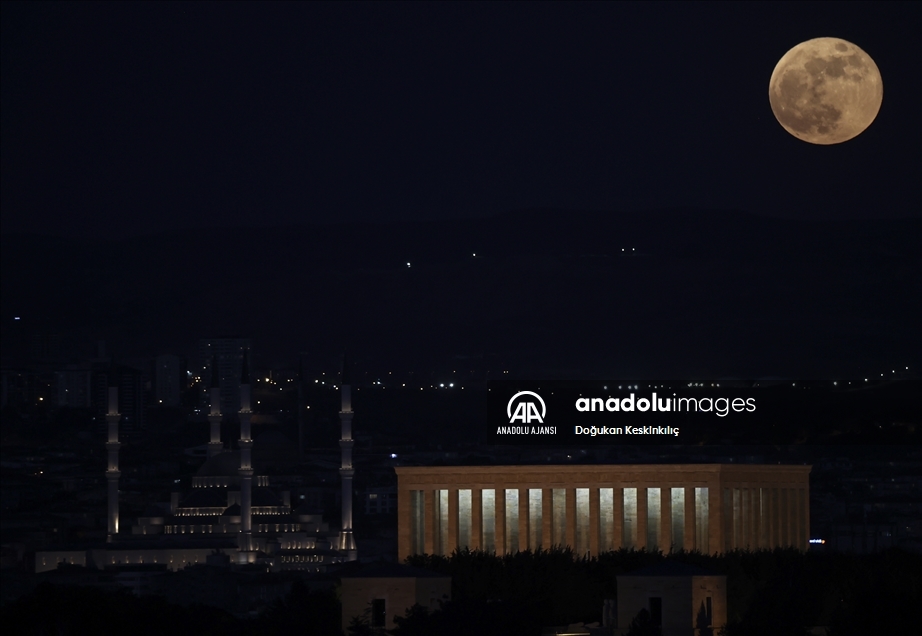 Ankara'da "Süper Ay"