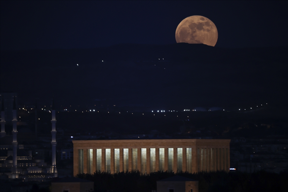 Ankara'da "Süper Ay"