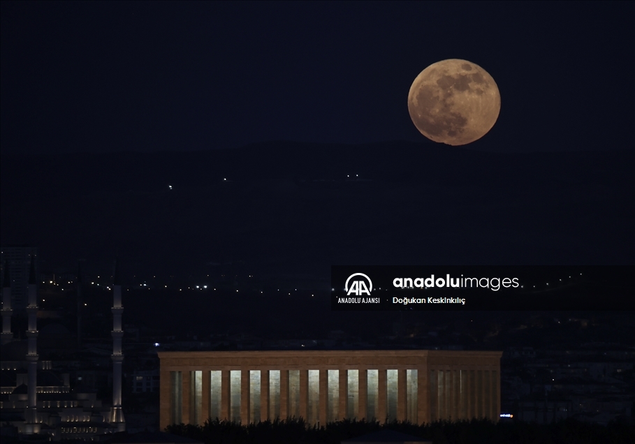 Ankara'da "Süper Ay"