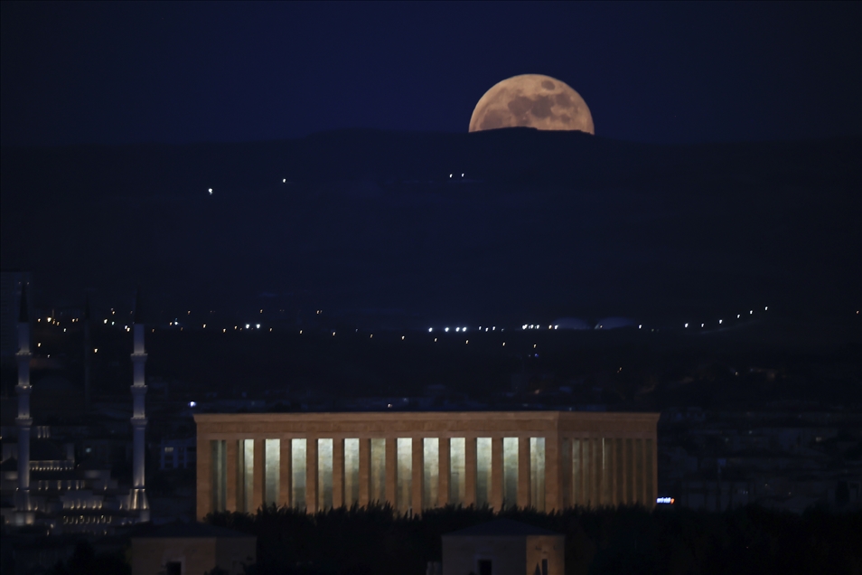 Ankara'da "Süper Ay"