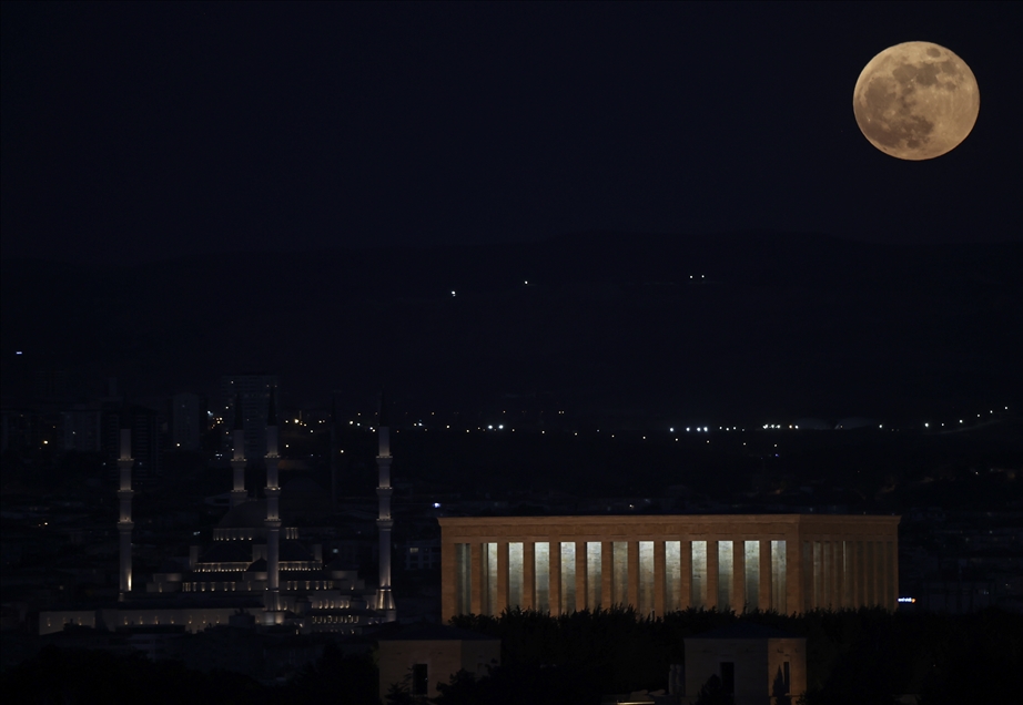 Ankara'da "Süper Ay"