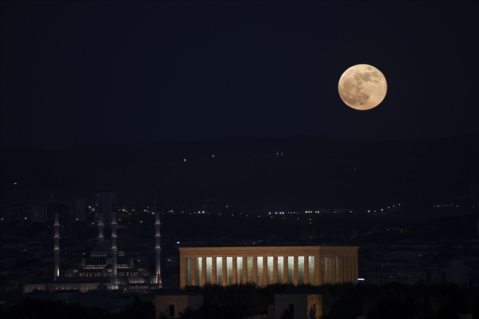 Ankara'da "Süper Ay"