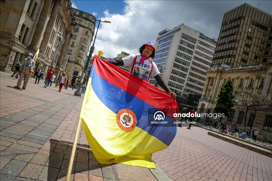 Peaceful Protest Against Duque's Government during the National Strike