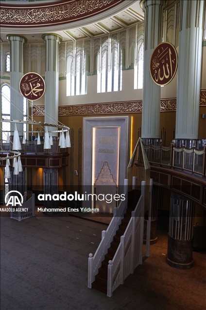 Mosque built in Istanbul's Taksim opens its doors for visitors on tomorrow