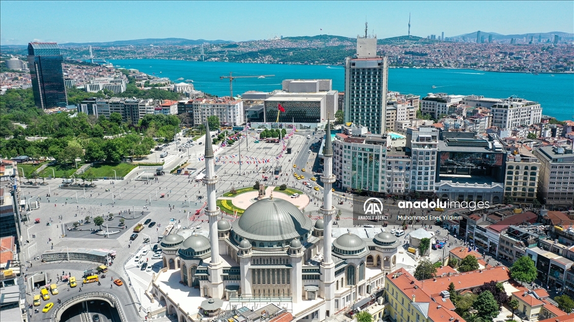 Mosque built in Istanbul's Taksim opens its doors for visitors on tomorrow