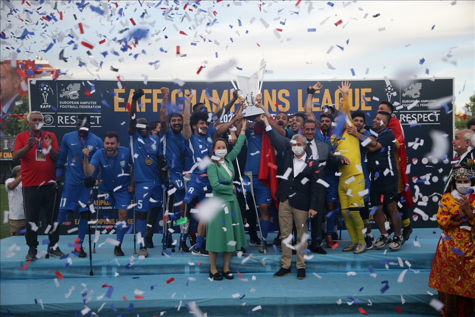 Şahinbey Belediyespor, Avrupa Ampute Futbol Federasyonu Şampiyonlar Ligi şampiyonu