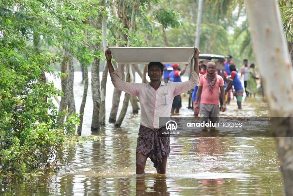 Los estragos que dejó el ciclón Yaas en India