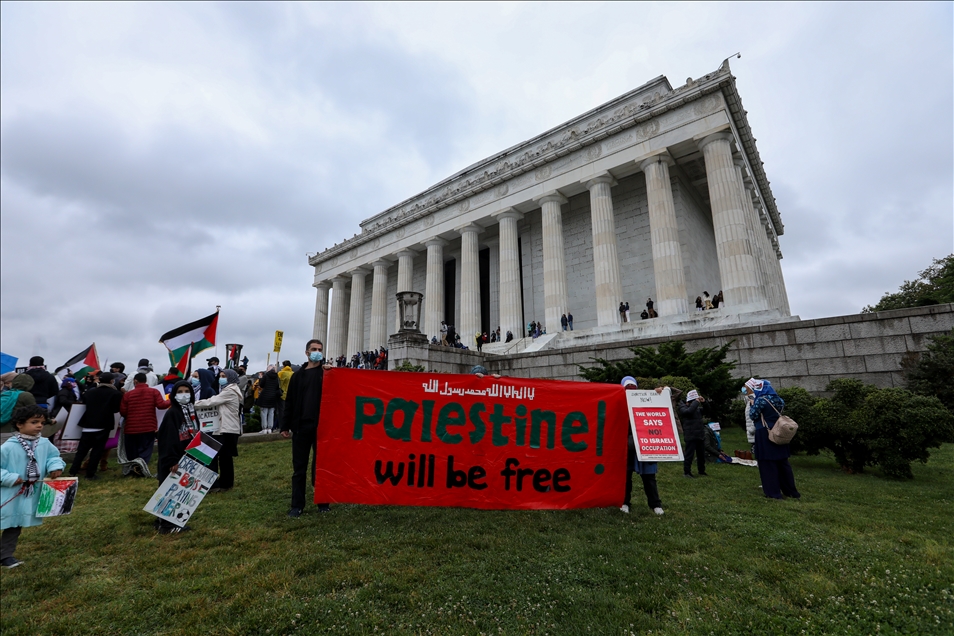 SHBA, mijëra persona në Washington protestë në mbështetje të Palestinës