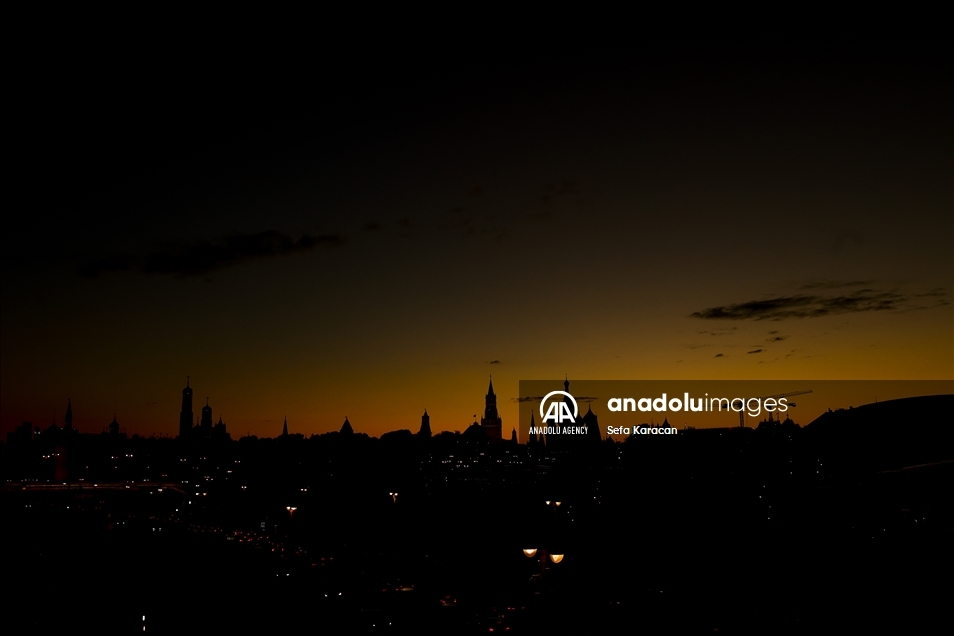 Sunset in Moscow