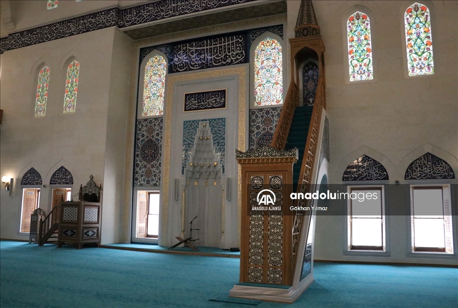 İsmini kömürü bulan Uzun Mehmet'ten alan cami açılışa hazır