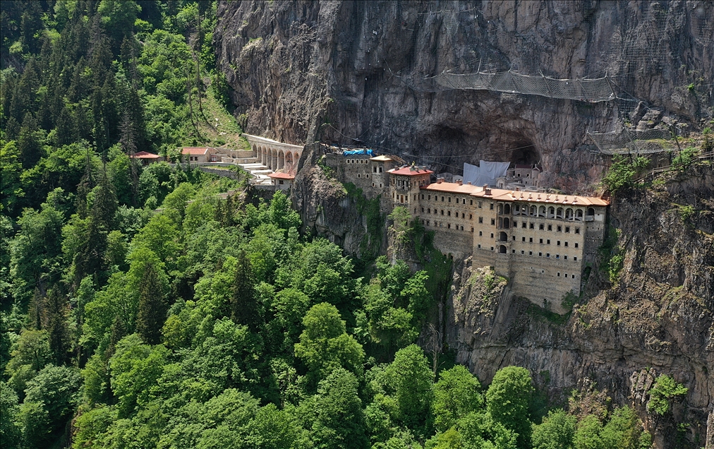 Sümela Manastırı'ndaki restorasyonun yüzde 80'i tamamlandı