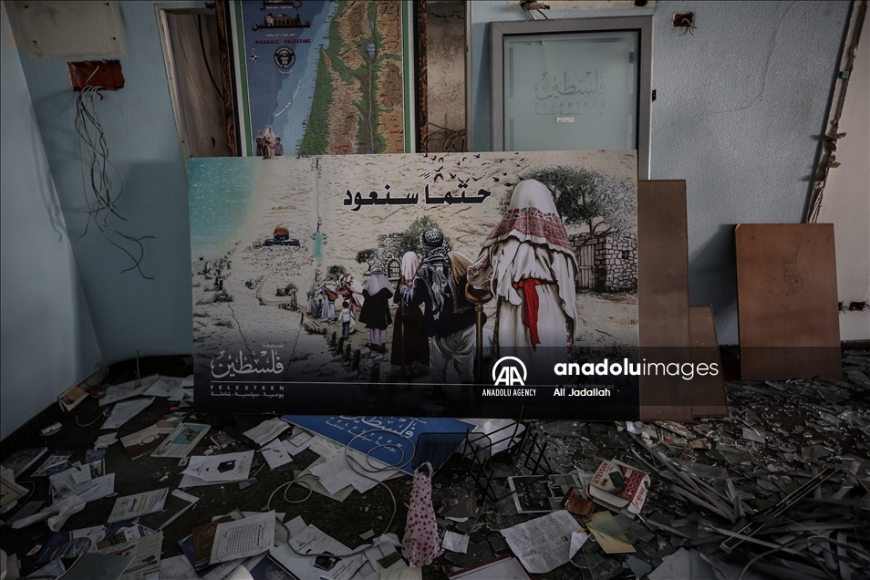 رغم تدمير مقرها.. صحيفة "فلسطين" تواصل نقل حقائق العدوان