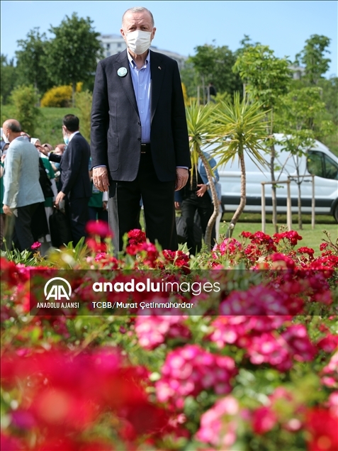 Cumhurbaşkanı Erdoğan Pendik Millet Bahçesini ziyaret etti