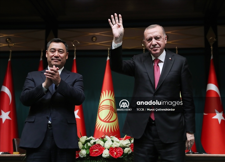 امضای توافقنامه‌های همکاری میان ترکیه و قرقیزستان در آنکارا