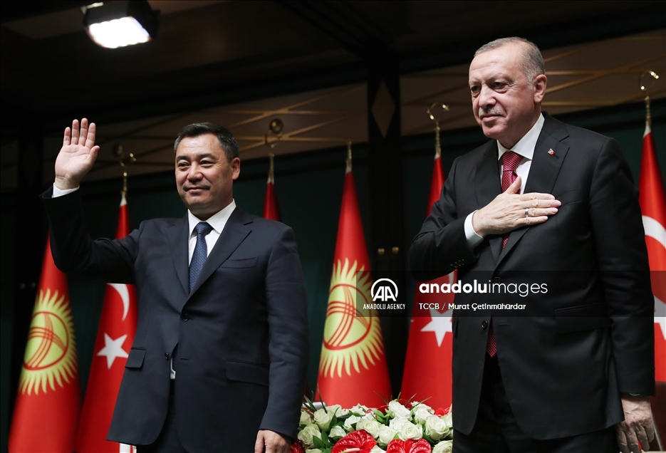 امضای توافقنامه‌های همکاری میان ترکیه و قرقیزستان در آنکارا