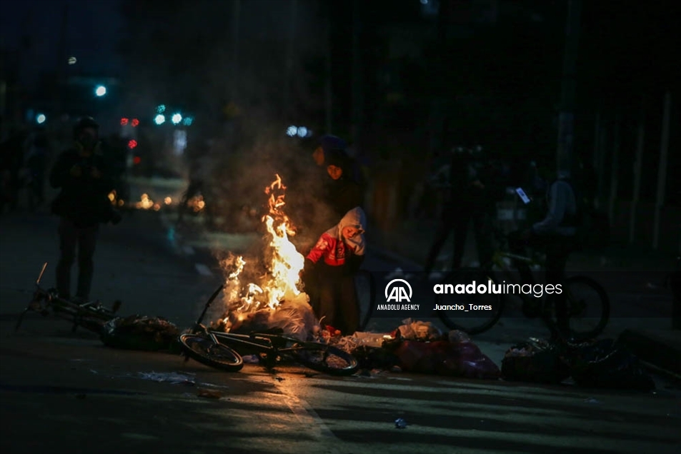 Así se vivió una nueva jornada de protestas por el paro nacional en Bogotá