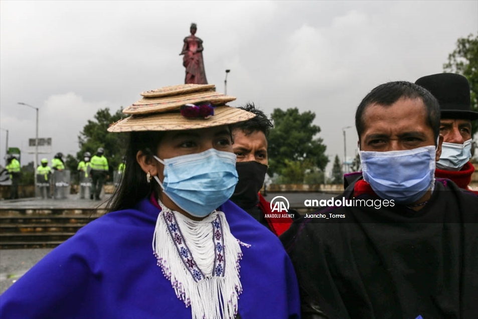 Continúan las manifestaciones en Bogotá después de seis semanas del paro nacional contra el Gobierno de Iván Duque
