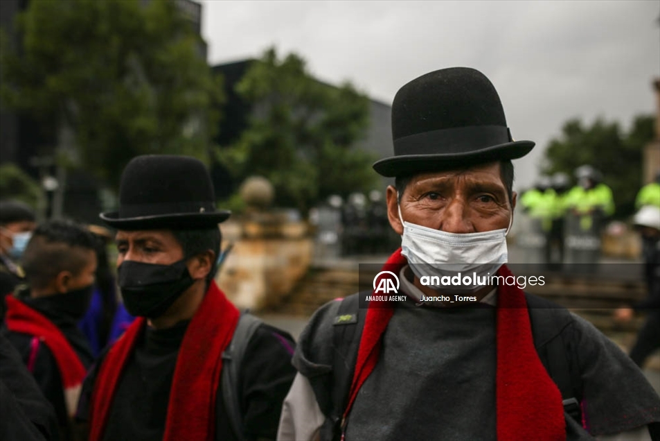 Continúan las manifestaciones en Bogotá después de seis semanas del paro nacional contra el Gobierno de Iván Duque