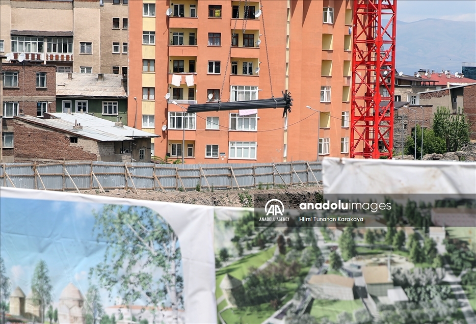 Город Эрзерум на востоке Турции украсила сеть Национальных садов.