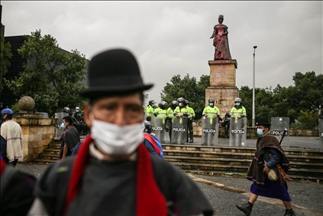 Continúan las manifestaciones en Bogotá después de seis semanas del paro nacional contra el Gobierno de Iván Duque
