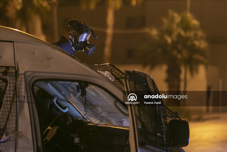 تجدّد الاحتجاجات الليلية غربي العاصمة تونس إثر وفاة شاب