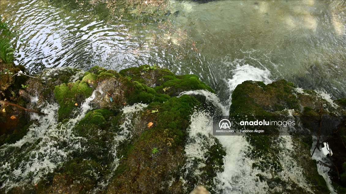 Kahramanmaraş'taki Döngel Şelalesi doğal güzellikleriyle ziyaretçilerini ağırlıyor