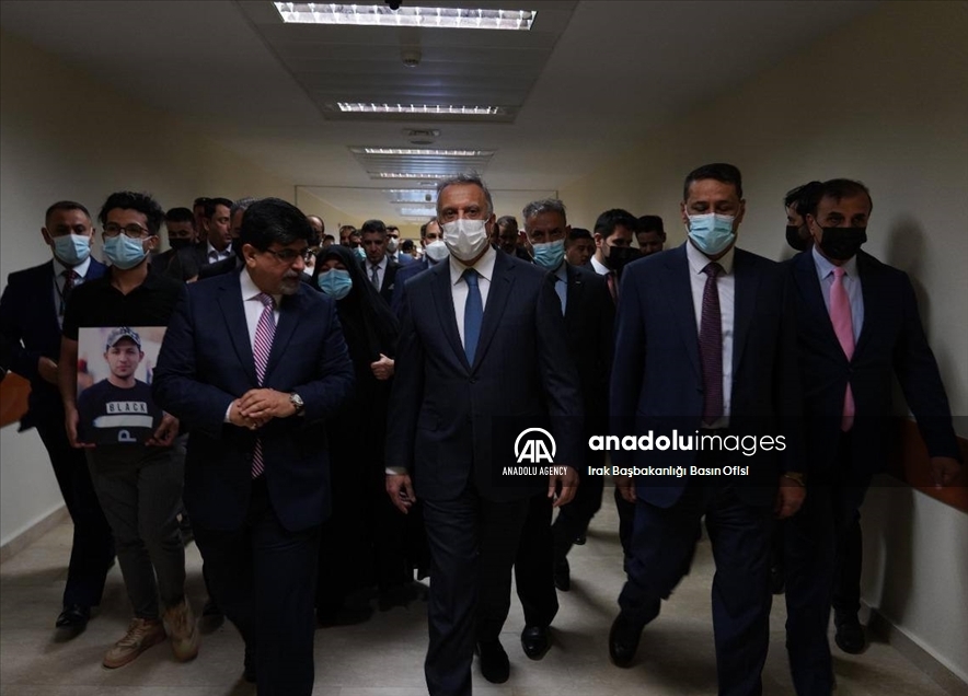 سەرۆکوەزیرانی عێراق، مستەفا کازمی نەخۆشخانەی فێرکاری ناسرییەی کردەوە