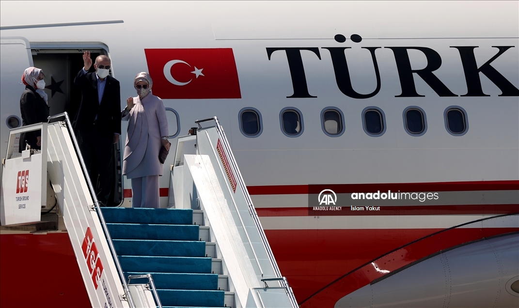 El presidente de Turquía habla antes de viajar a la cumbre de la OTAN