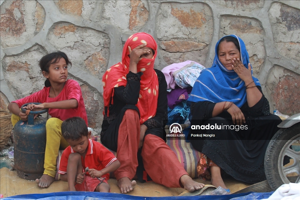 Yeni Delhi'deki Rohingya kampında yangın