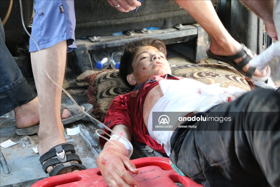 بينهم طفلان.. إصابة 3 مدنيين في قصف لقوات الأسد على قرى إدلب