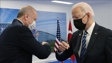 Cumhurbaşkanı Erdoğan ile ABD Başkanı Biden bir araya geldi