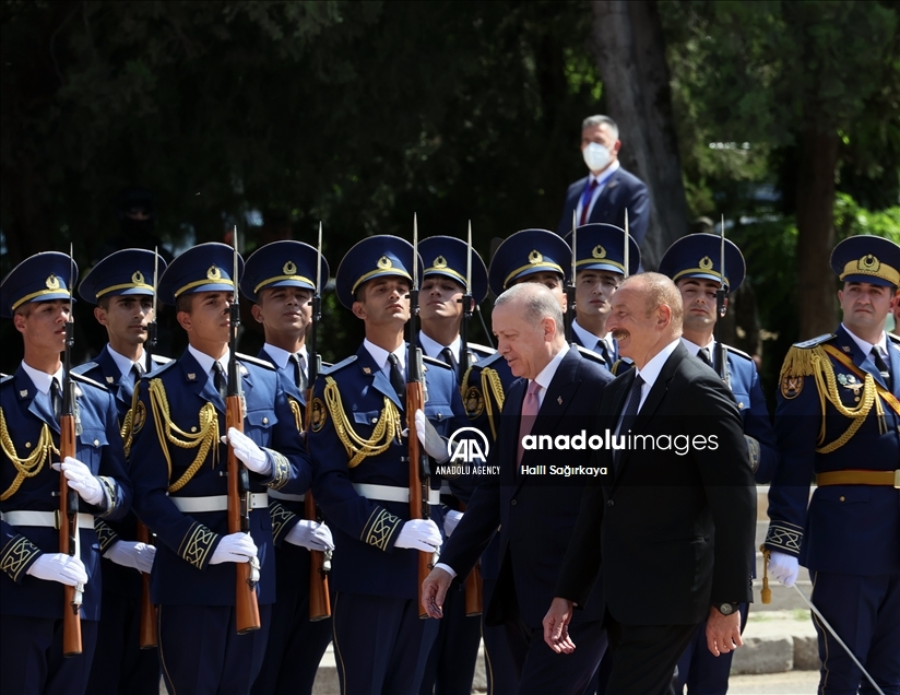 Президент Турции прибыл в Шушу