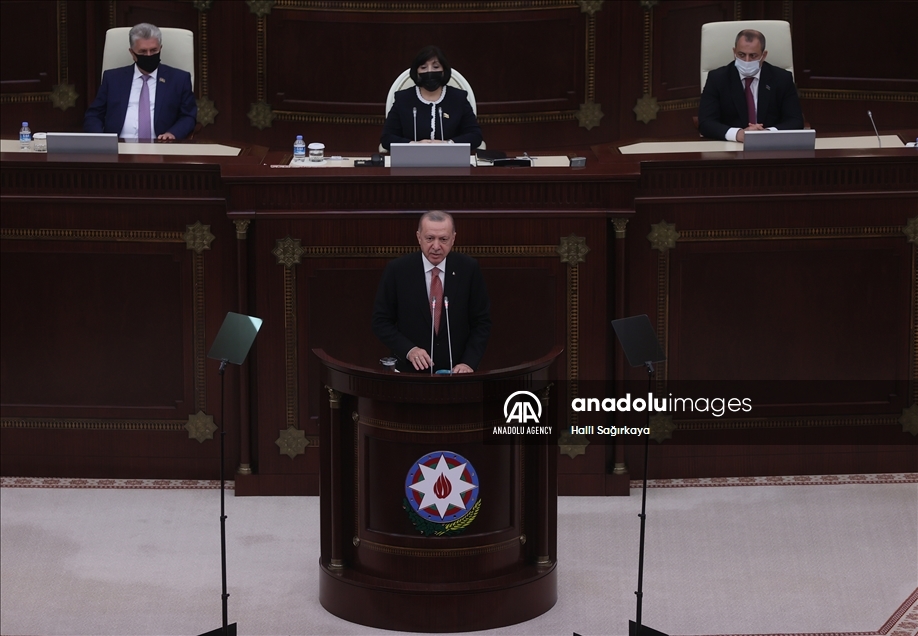 اردوغان: تمام جهان بداند که فردا نیز مثل امروز در کنار آذربایجان خواهیم بود