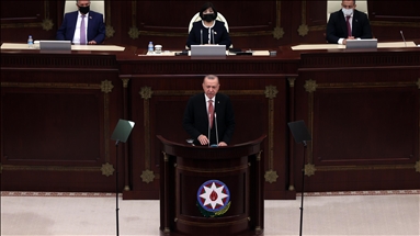 Cumhurbaşkanı Erdoğan Azerbaycan’da