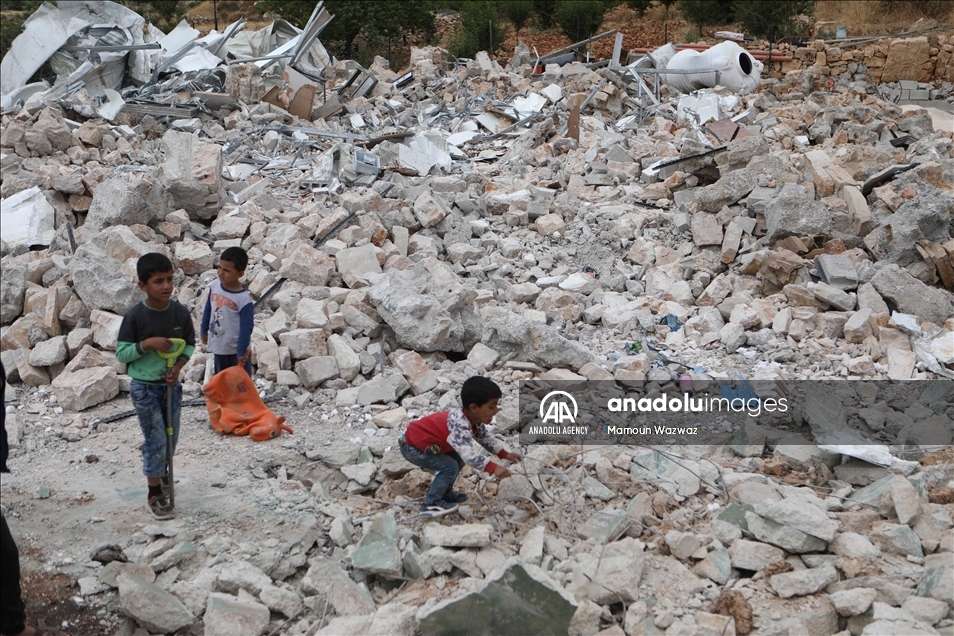 تخریب خانه‌ یک فلسطینی در کرانه باختری توسط نظامیان اسرائیل 