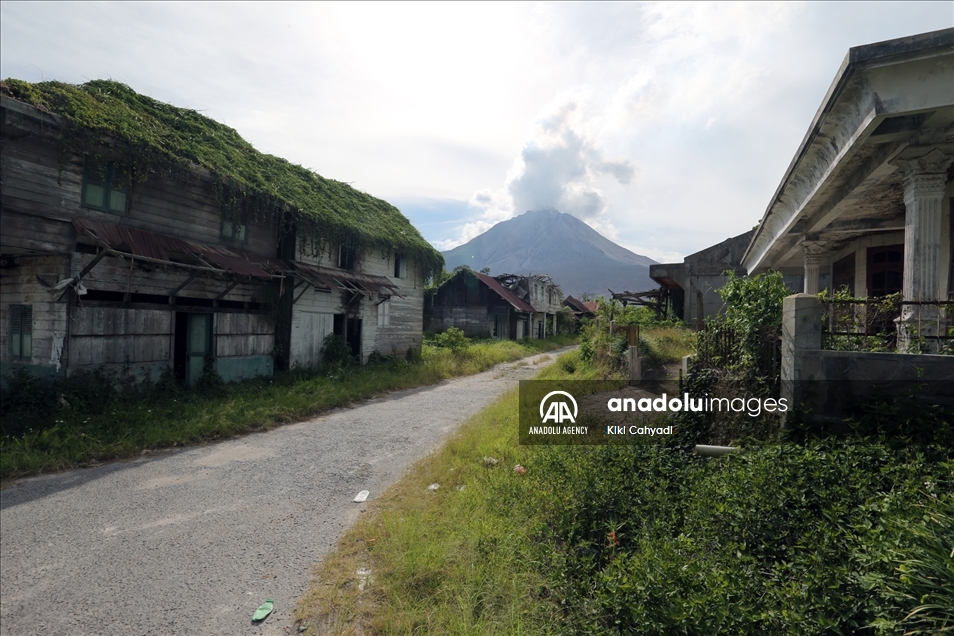 Desa tak berpenghuni di Gunung Sinabung