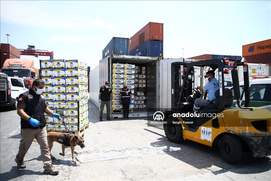 Mersin Limanı'ndaki operasyonda 150 kilo daha kokain ele geçirildi, uyuşturucu miktarı 1 ton 300 kilograma çıktı
