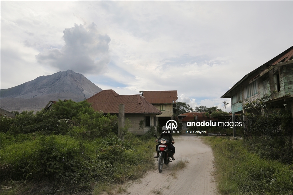 Desa tak berpenghuni di Gunung Sinabung