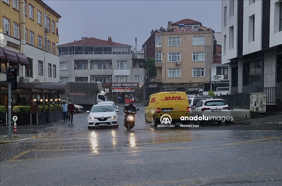 İstanbul'da yağmur