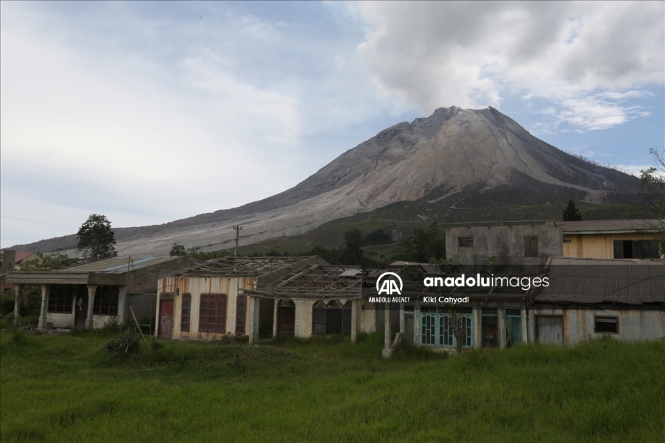 Desa tak berpenghuni di Gunung Sinabung