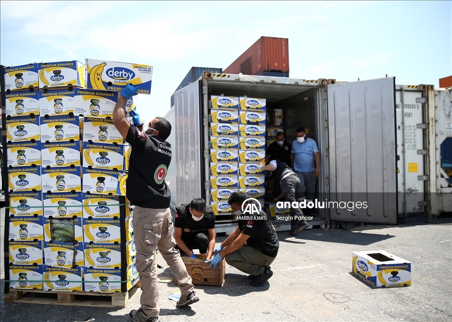 Mersin Limanı'ndaki operasyonda 150 kilo daha kokain ele geçirildi, uyuşturucu miktarı 1 ton 300 kilograma çıktı