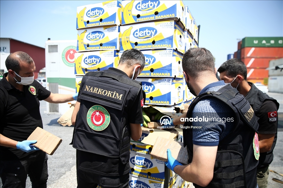 Mersin Limanı'ndaki operasyonda 150 kilo daha kokain ele geçirildi, uyuşturucu miktarı 1 ton 300 kilograma çıktı