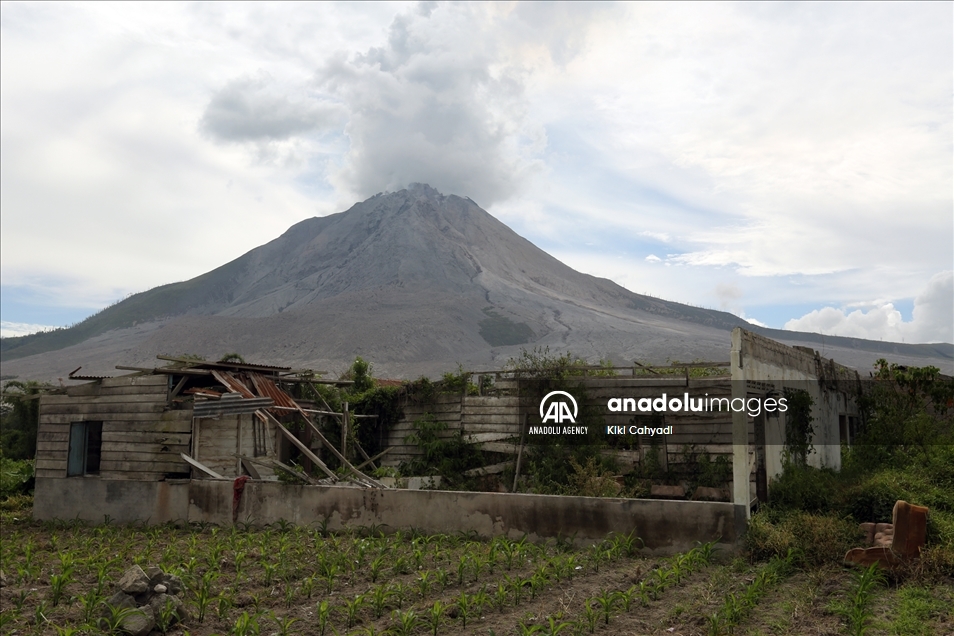 Desa tak berpenghuni di Gunung Sinabung