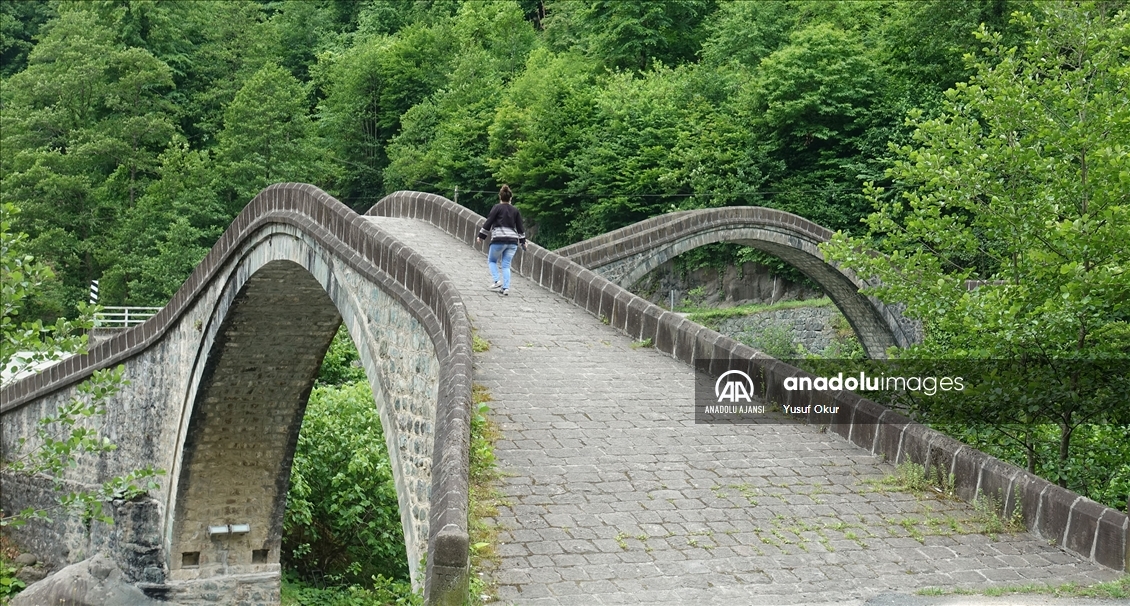 Doğanın kalbindeki tarihi "Çifte Köprüler" ziyaretçilerini bekliyor