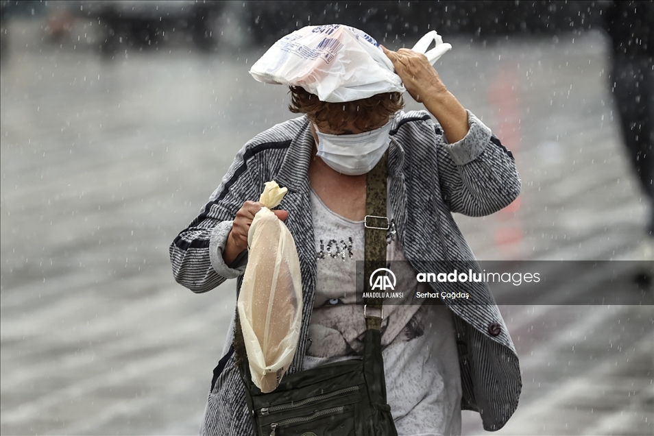 İstanbul'da yağmur