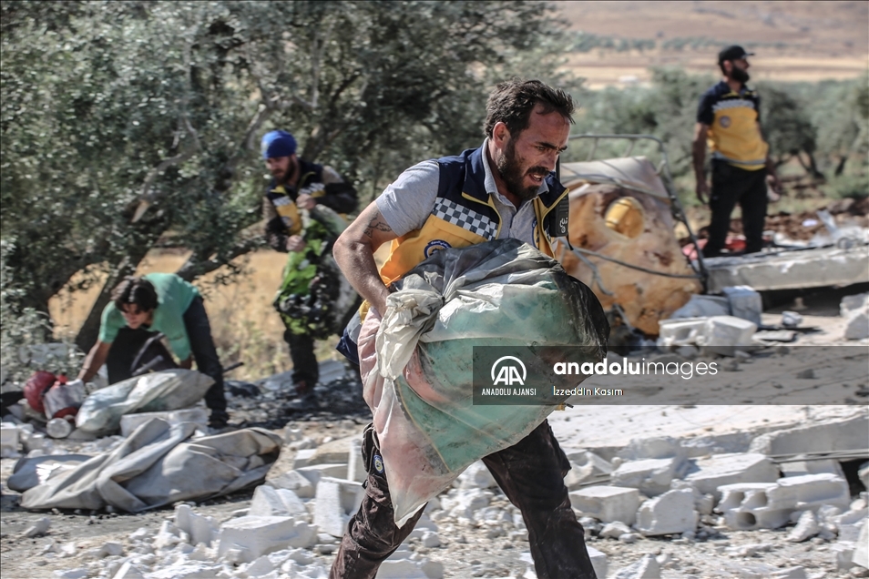 Suriye'de Esed rejiminin saldırısında bir sivil savunma çalışanı yaşamını yitirdi
