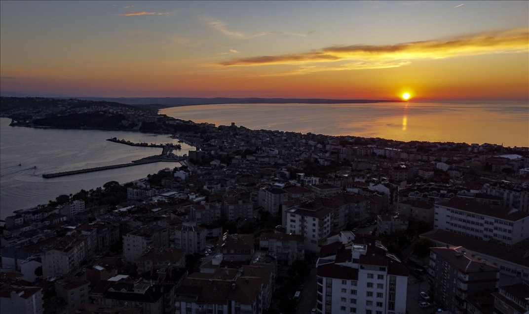 Sinop'ta gün batımı