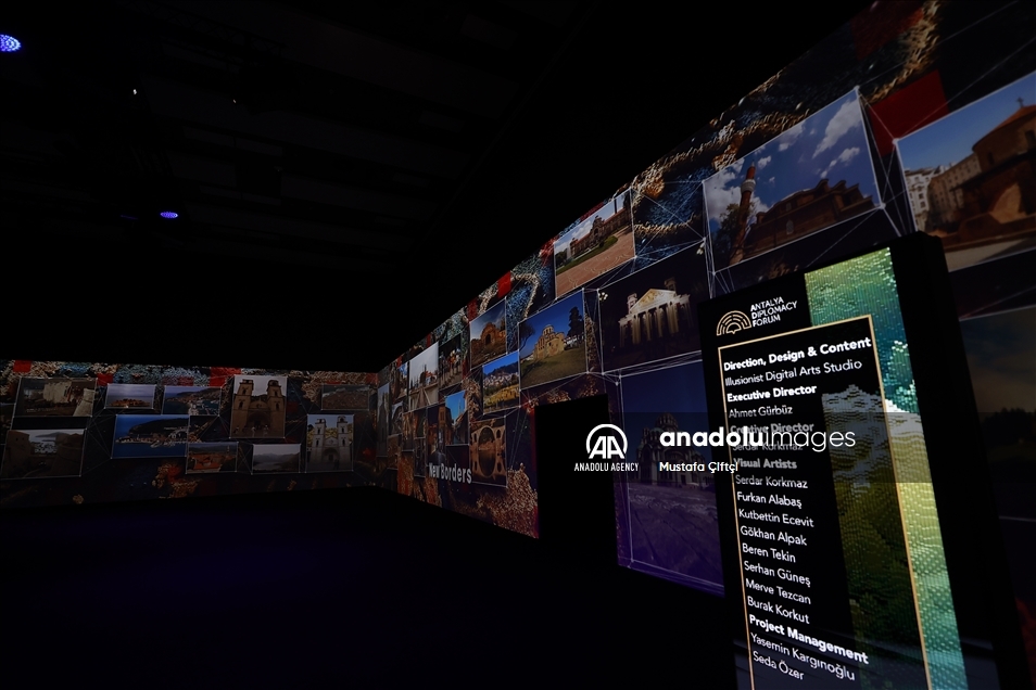 Diplomacy Tunnel exhibition at ADF in Turkey